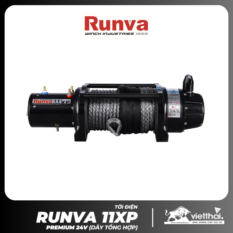 TỜI RUNVA 11XP PREMIUM 24V VỚI DÂY TỔNG HỢP